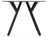 ATHENS ROUND & LUKAS DINING SET (X4 CHAIRS) - CONCRETE/EMERALD GREEN VELVET