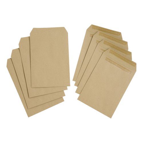 5 Star Value Envelope C5 Pocket Self Seal 80gsm Plain Manilla (Pack of 500)