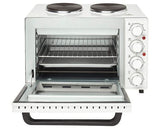 Haden 25L Tabletop Mini Oven with Double Hob