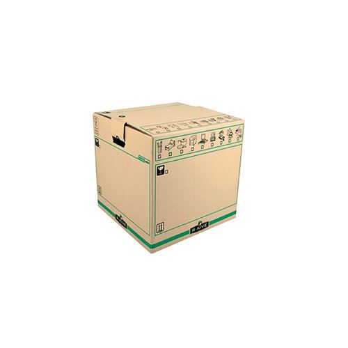 Fellowes Bankers Box Moving Box Large Brown Green (Pack of 5) 6205301