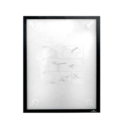 Durable Duraframe Wallpaper Info Frame A3 Black 4844