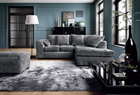 Harriet Right Corner Sofa - Dark Grey