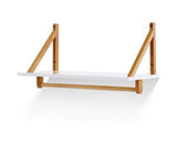 Maya Shelf - White with Natural