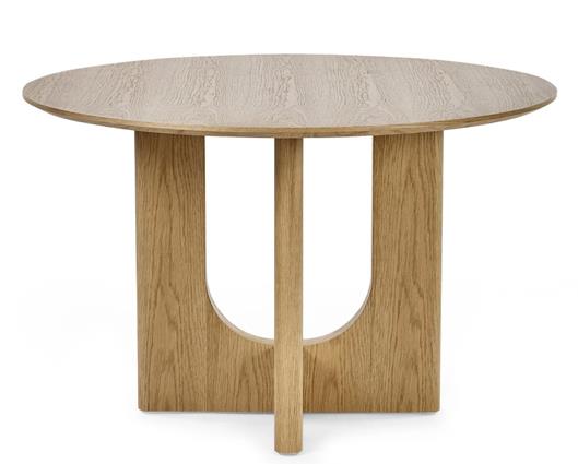 Cellini Round Dinining Table Natural Oak Effect