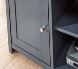 Lancaster small tv cabinet slate blue