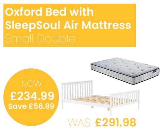 Oxford Bed with SleepSoul Air Mattress - Small Double