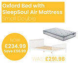 Oxford Bed with SleepSoul Air Mattress - Small Double