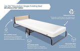 Jay-Be® Revolution Folding Bed with Memory e-Fibre® Mattress - Single