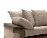 Dino 3 Seater- Brown & Beige