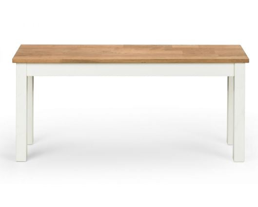 COXMOOR BENCH - WHITE & OAK