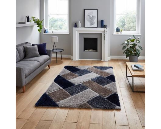 Olympia 2239 Grey/Navy - 160 x 220