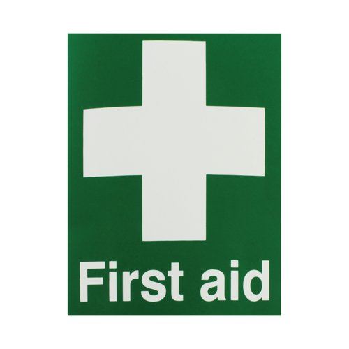 Safety Sign First Aid 150x110mm Self-Adhesive EO4X&#47;S