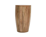 Surrey Solid Wood Drum Side Table