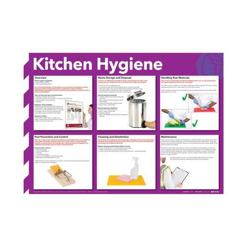 General Sign Kitchen Hygiene Poster 420x590mm FA607