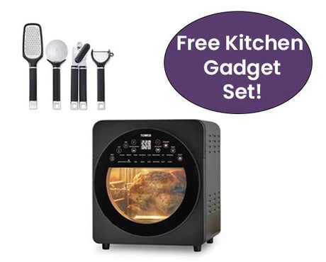 Tower Vortex XL 14.5 5-in-1 Digital Air Fryer with Free Precision 4 Piece Gadget Set