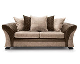 Farrow 3 Seater - Brown & Beige