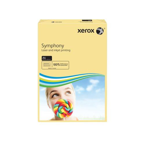 Xerox Symphony A4 Paper 80gsm Pastel Ivory (Pack of 500) 003R93964