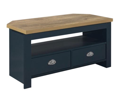 Highgate Corner TV Unit-Navy