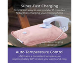 Carmen Spa Rechargeable Hot Water Bottle - Pink