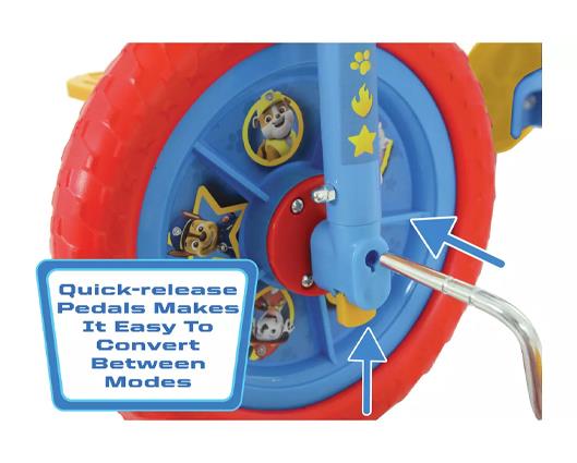 Paw Patrol 2 in 1 10" Training Bike