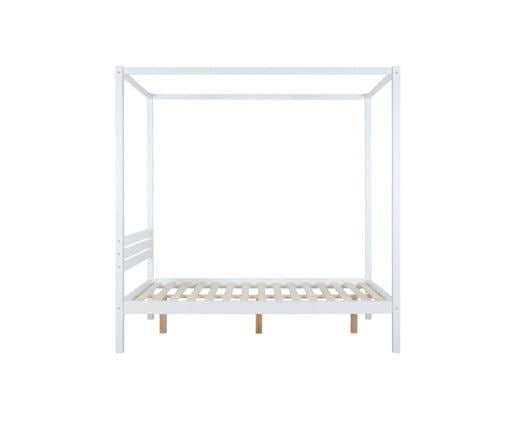 Mercia Four Poster King Bed - White