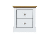 Devon Bedside Cabinet White