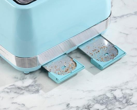 DAEWOO DENVER 4 SLICE TOASTER SKY BLUE