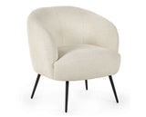 GIGI BOUCLE ACCENT CHAIR - IVORY