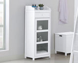 Alaska Glass Cabinet White