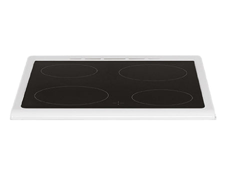 New World NWTOP63DCW 60cm Double Electric Cooker with Ceramic Hob