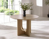 Cellini Round Dinining Table Natural Oak Effect