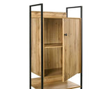 Zahra Storage Cabinet with 1 Door & 3 Shelves