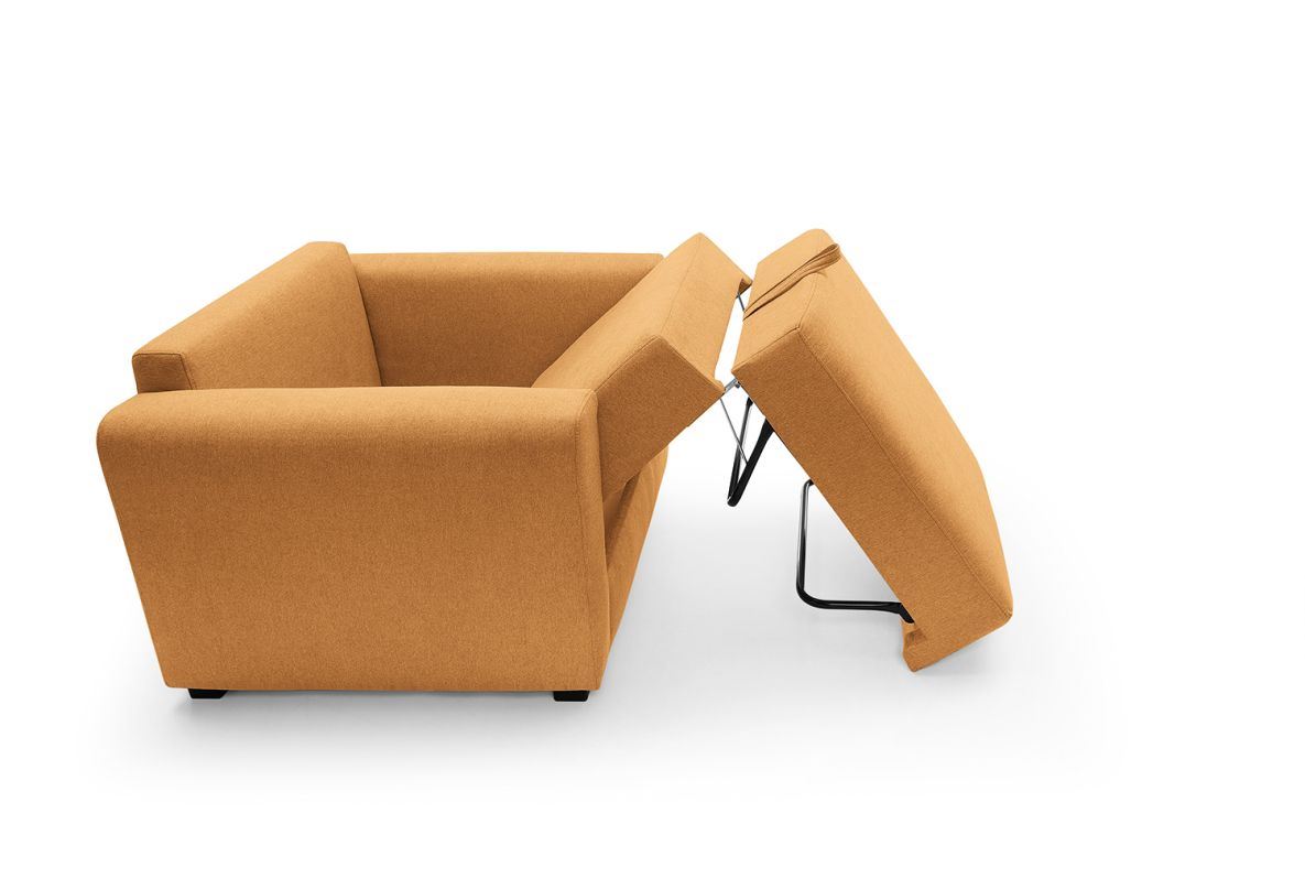 Olly Single Sofa Bed - Saffron