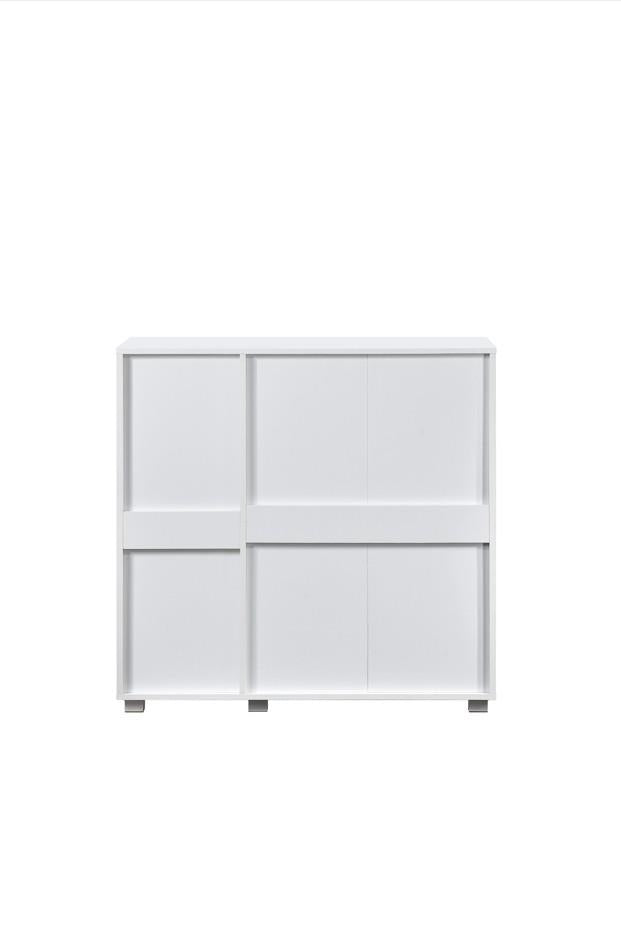 Euston 3 Door Shoe Cabinet - White