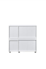 Euston 3 Door Shoe Cabinet - White