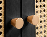 Croxley Rattan 2 Door Sideboard - Black