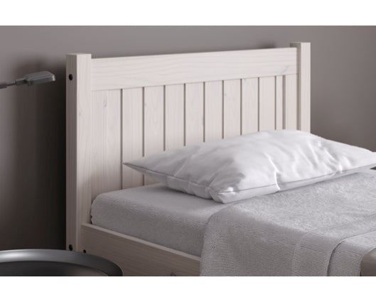 Rio Single Bed - White Washed