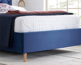 Loxley Small Double Ottoman Bed - Blue