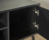 Trent Large TV Stand Up to 55" Walnut & Black