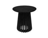 Ollie Slatted Lamp table - Black