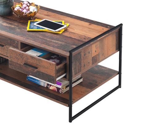 Abbey Coffee Table with 3 Drawers