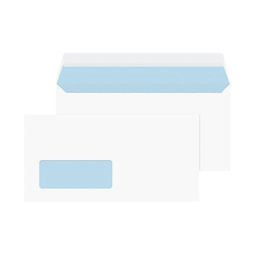 Blake PurelyEveryday Dl 100gsm Peel & Seal White Window Envelopes (Pack of 50) 23884&#47;50PR 23884&#47;50PR