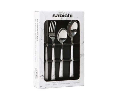 16pc Marble Cutlery Set