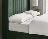 Leila Dual Storage Door Bed Bottle Green - King