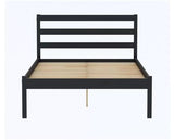 Luka Pine Small Double Bed - Black