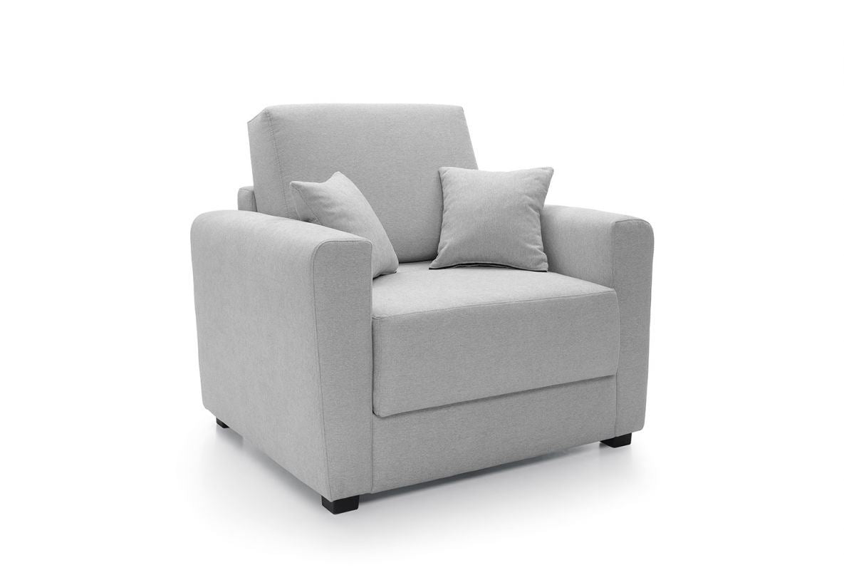 Olly Single Sofa Bed - Light Grey