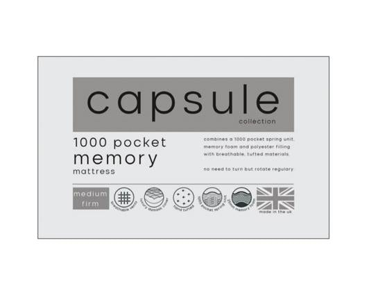 Capsule Memory Pocket 1000 Mattress - Super King