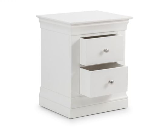 CLERMONT 2 DRAWER BEDSIDE