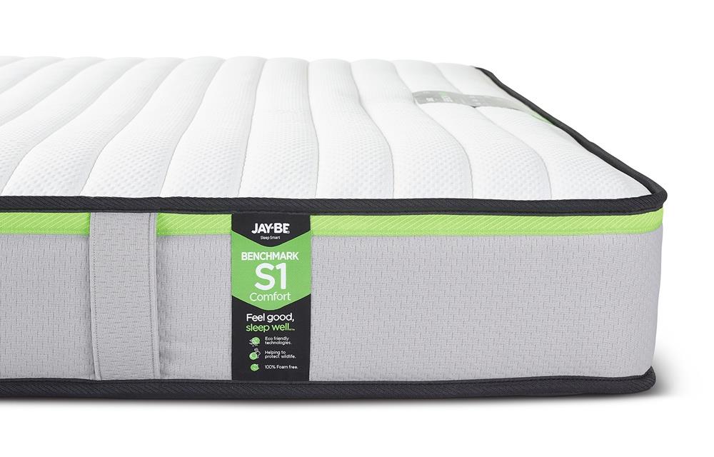Jay-Be Benchmark S1 Comfort Eco Friendly Mattress - King