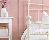 Emily Double Bed - Cream